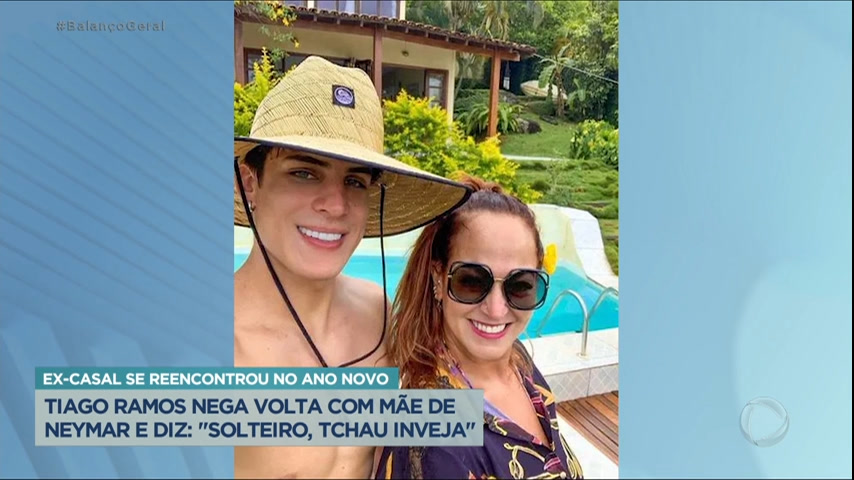 Vídeo: Após passar réveillon com Nadine Gonçalves, Tiago Ramos diz que está solteiro