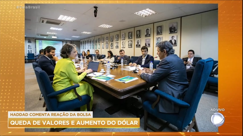 Vídeo: Ministro da Fazenda Fernando Haddad culpa práticas do ex-presidente por queda na Bolsa