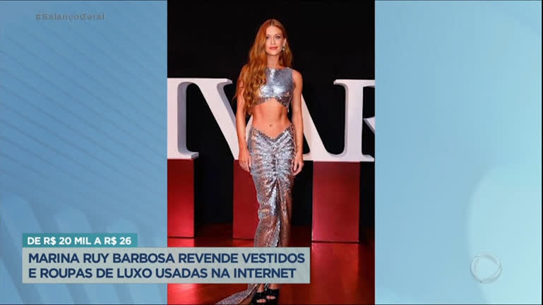 Vídeo: Vestido usado por Marina Ruy Barbosa está à venda por R$ 21 mil