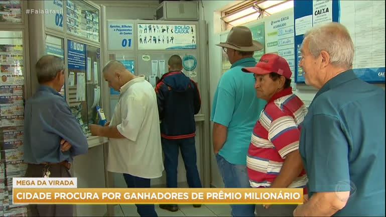 Vídeo: Cidade paulista procura ganhadores da Mega da Virada