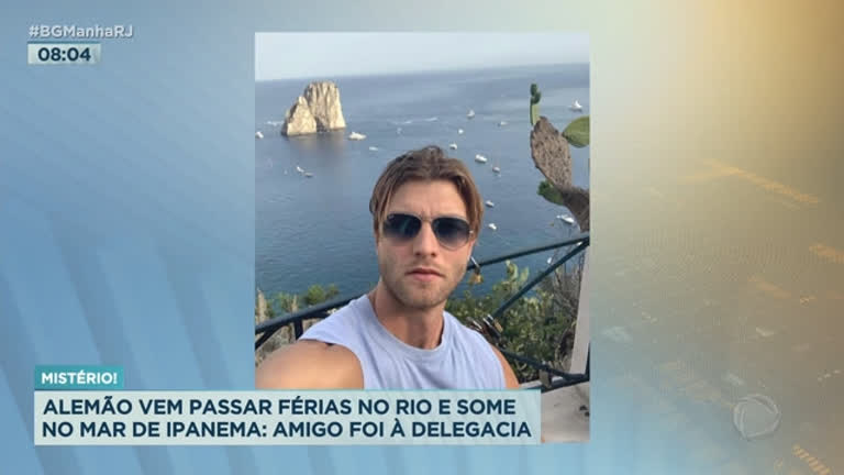 Vídeo: Bombeiros fazem buscas por turista alemão que desapareceu em Ipanema