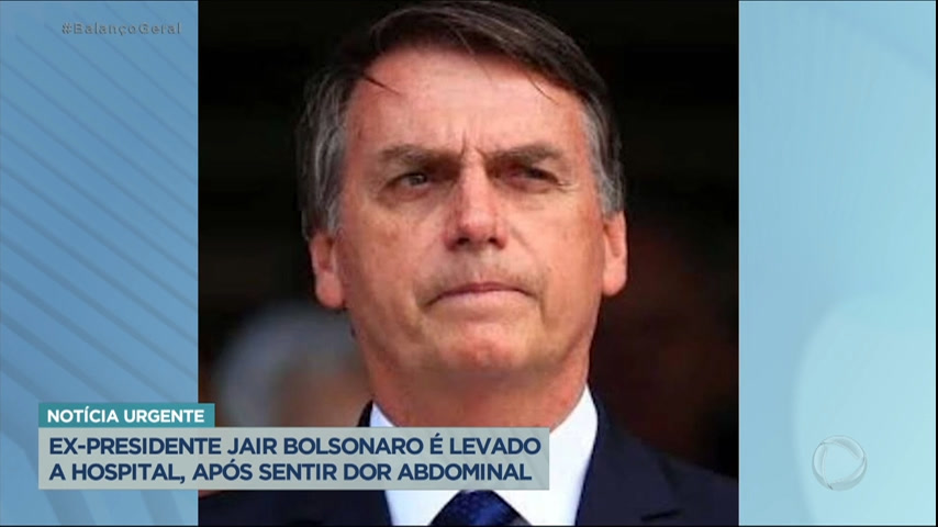 Vídeo: Bolsonaro é internado nos Estados Unidos com dores abdominais