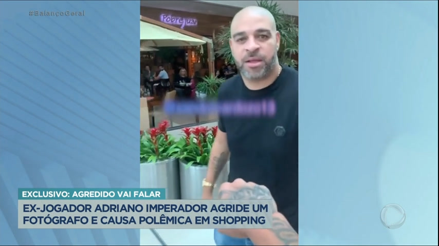 Vídeo: Fotógrafo agredido por Adriano Imperador em shopping fala com A Hora da Venenosa