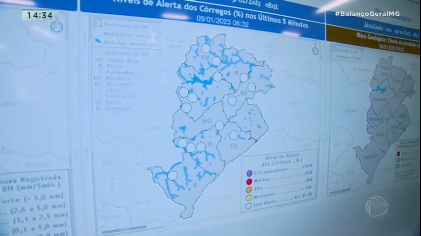 Vídeo: Em oito dias BH registra mais de 70% da chuva esperada para o mês de janeiro