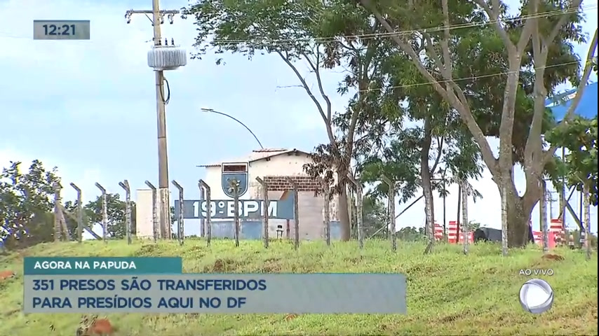 Vídeo: 351 extremistas presos são transferidos para penitenciárias do DF