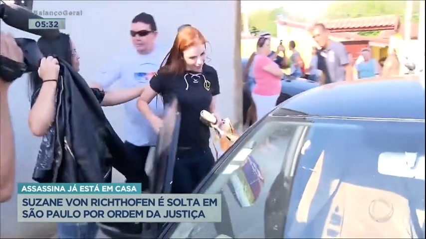 Vídeo: Suzane Von Richtofen é solta após ordem da Justiça