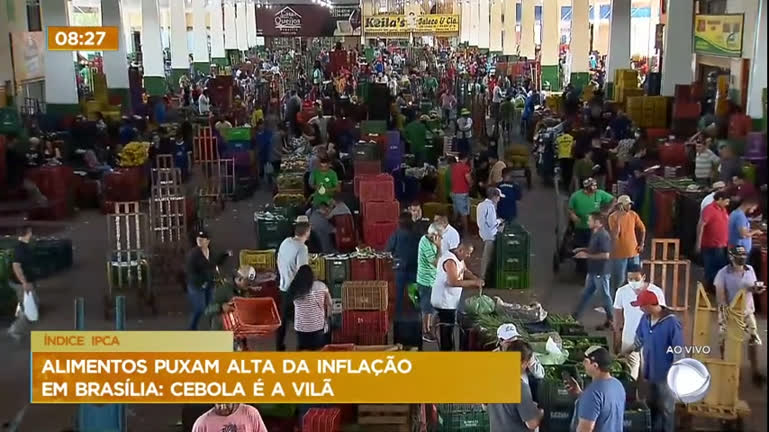 Vídeo: Alimentos puxam alta da inflação em Brasília