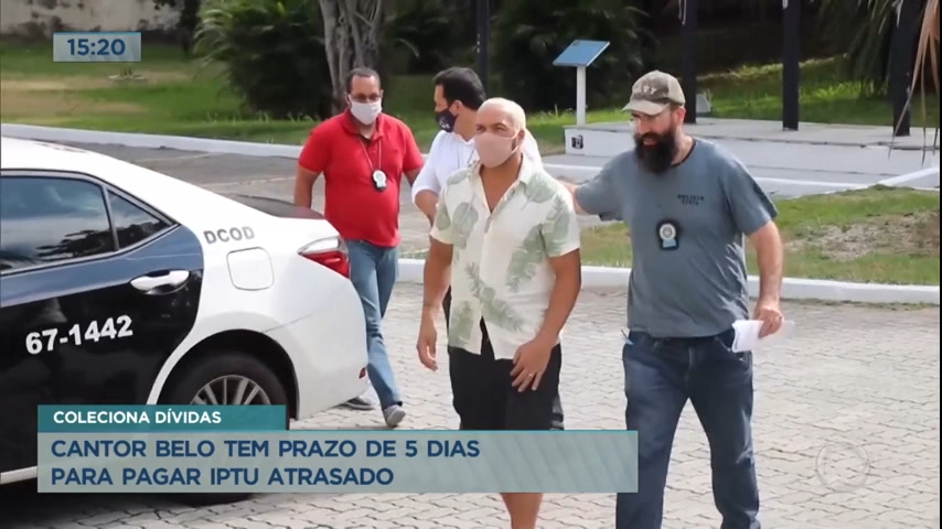 Vídeo: Cantor Belo tem prazo de 5 dias para pagar IPTU atrasado