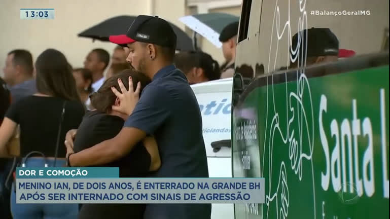 Caso Ian: menino é enterrado em Santa Luzia (MG)