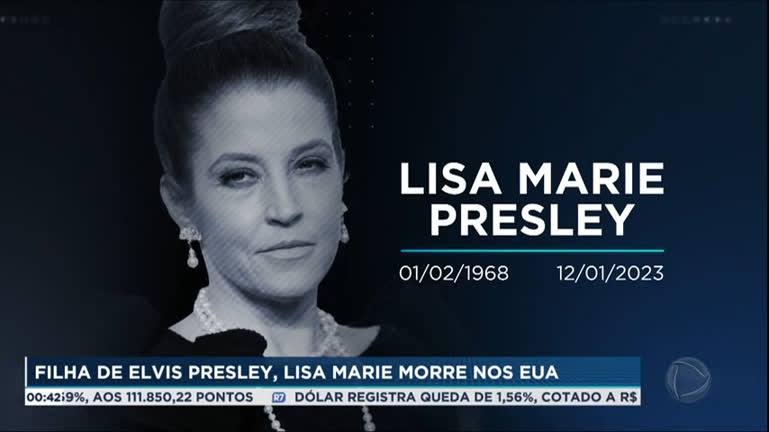 Cantora Lisa Marie Presley, filha de Elvis, morre aos 54 anos nos EUA 