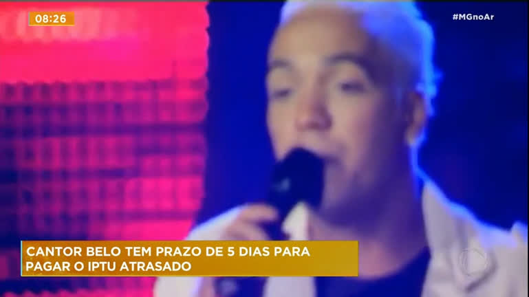 Vídeo: A Hora da Venenosa: cantor Belo tem cinco dias para pagar IPTU atrasado