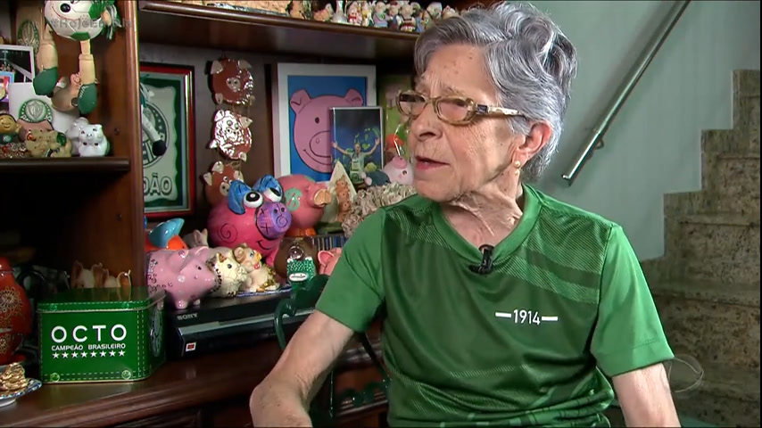 Vídeo: Conheça a história de amor de uma idosa pelo Palmeiras