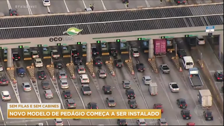 Vídeo: Novo modelo de pedágio começa a ser instalado nas estradas do Brasil