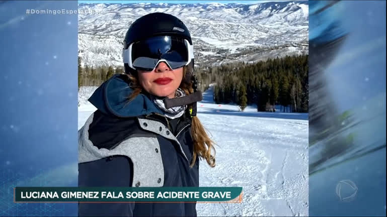 Vídeo: Luciana Gimenez conversa com o Domingo Espetacular após acidente grave nos EUA