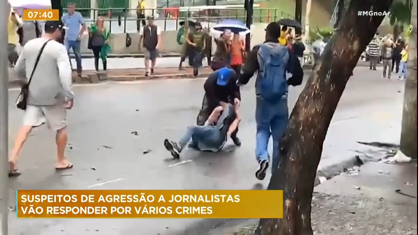 Vídeo: Polícia identifica ao menos 10 suspeitos de agredir jornalistas em BH