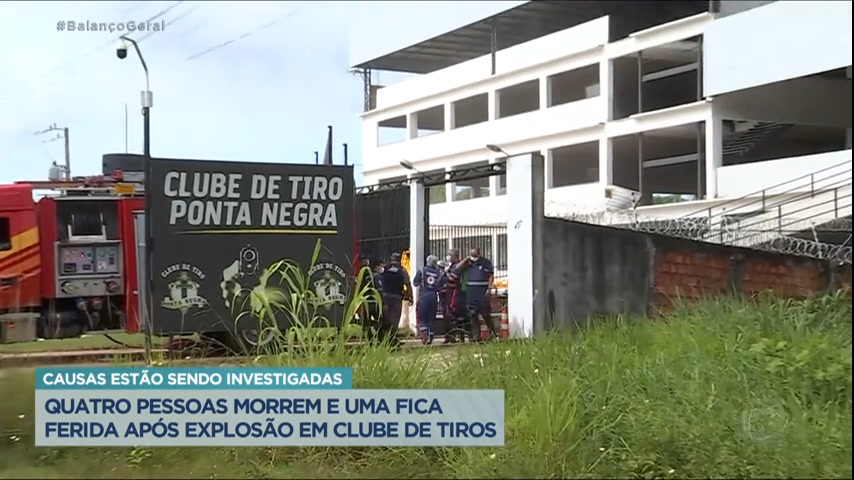 Vídeo: Explosão em clube de tiros deixa cinco mortos em Manaus (AM)