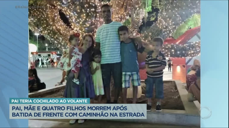 Vídeo: Pai, mãe e quatro filhos morrem em acidente no Espírito Santo