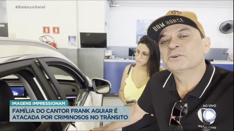 Vídeo: Família de Frank Aguiar é assaltada no trânsito de São Paulo