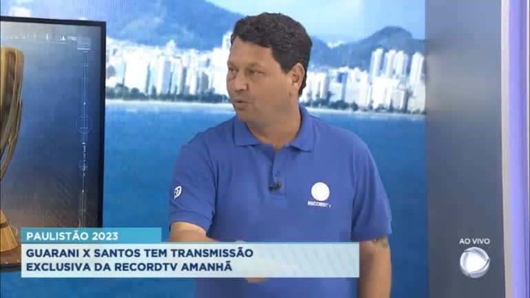 Vídeo: RecordTV transmite Guarani x Santos com exclusividade