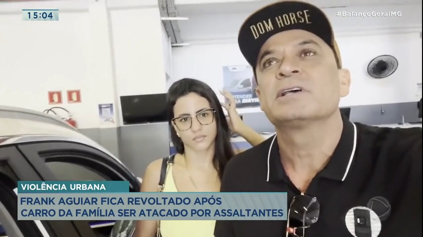 Vídeo: A Hora da Venenosa: Frank Aguiar fica revoltado após carro da família ser atacado por assaltantes
