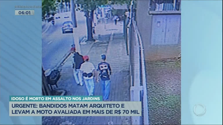 Vídeo: Bandidos matam arquiteto e roubam moto em bairro nobre de SP