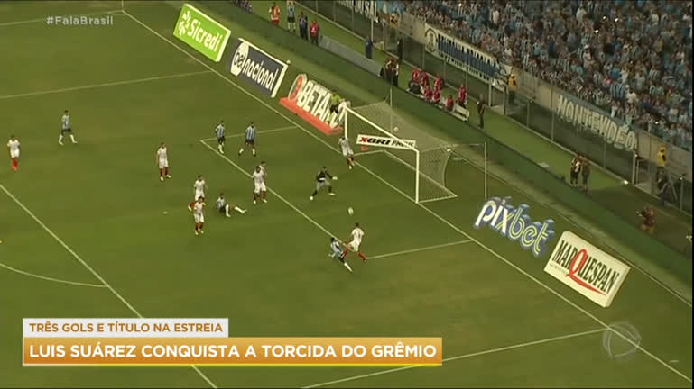 Vídeo: Fala Esporte: Suárez anima torcedores do Grêmio em estreia na Recopa Gaúcha