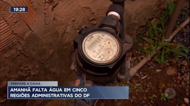 Vídeo: Cinco regiões administrativas do DF ficam sem água nesta quinta