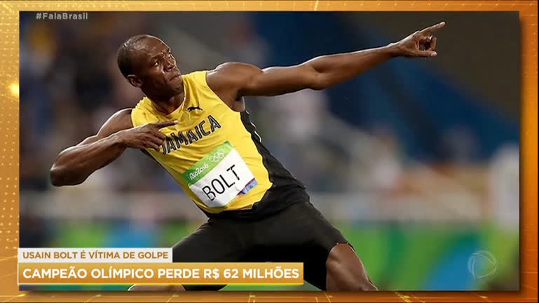 Vídeo: Fala Esporte: Usain Bolt é vítima de golpe e corre para recuperar R$ 62 milhões
