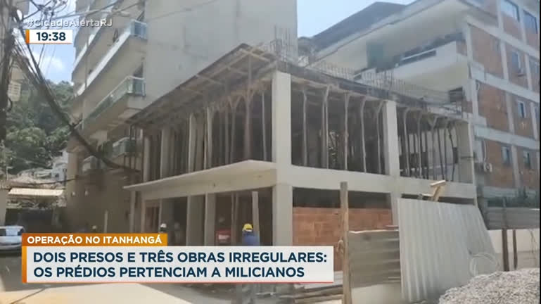 Vídeo: A DPMA prendeu responsáveis pela construção de prédios irregulares no Rio