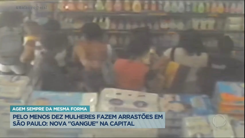 Vídeo: Mulheres fazem arrastão em lojas da zona oeste de SP