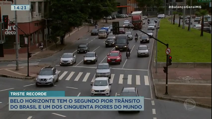 Vídeo: Belo Horizonte tem o segundo pior trânsito do Brasil e um dos 50 piores do mundo