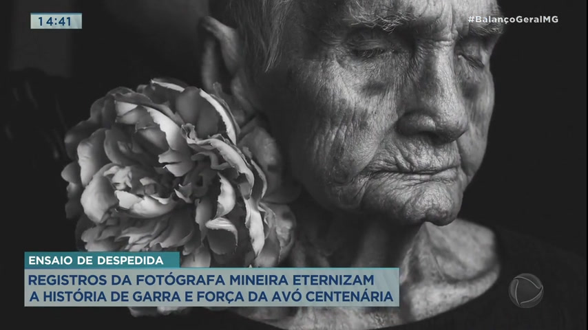 Vídeo: Fotógrafa mineira faz registros de avó pouco antes de idosa morrer