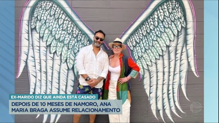 Vídeo: Ana Maria Braga assume novo namorado, mas ex-marido diz que os dois ainda são casados