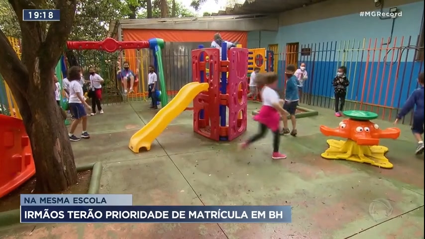 Vídeo: Irmãos terão prioridade de matrícula nas escolas de BH