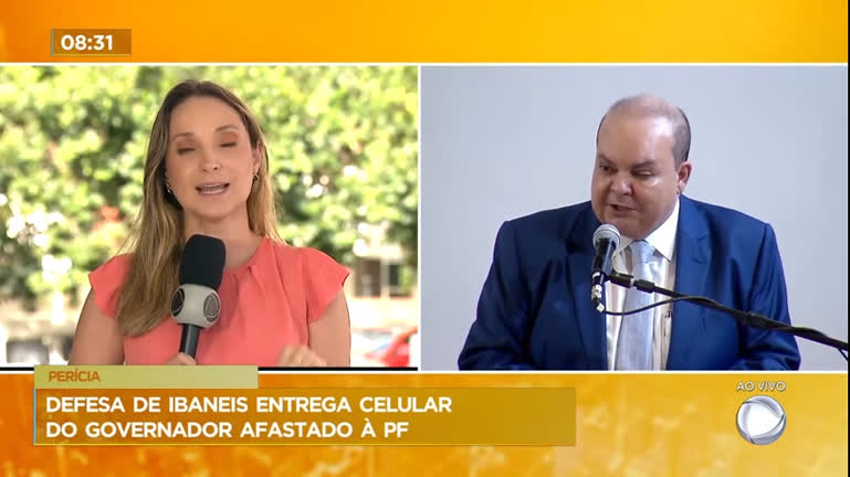 Vídeo: Defesa de governador afastado Ibaneis Rocha entrega celular à Polícia Federal