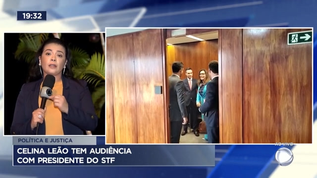 Vídeo: Celina Leão tem audiência com presidente do STF