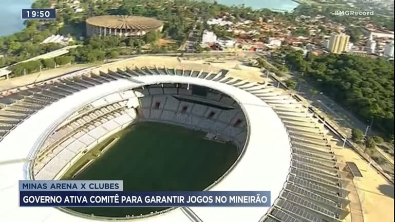 Vídeo: Governo ativa comitê para garantir jogos de clubes mineiros no Mineirão