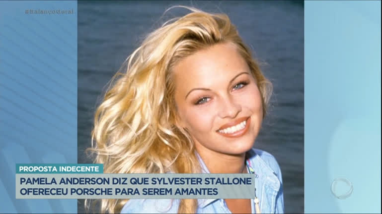 Vídeo: Pamela Anderson revela proposta indecente de Sylvester Stallone