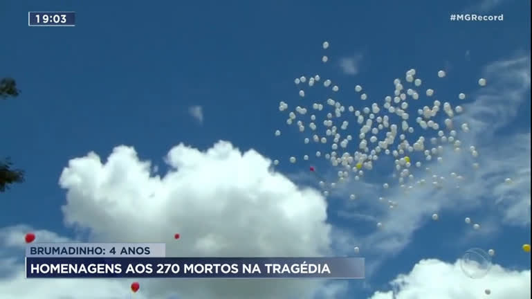 Vídeo: Famílias prestam homenagens às vítimas da tragédia de Brumadinho