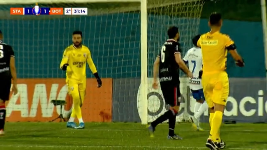 Vídeo: Santo André e Botafogo-SP empatam em 1x1; veja os destaques