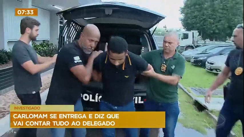 Vídeo: Quarto suspeito de participar de chacina de família no DF se entrega à polícia