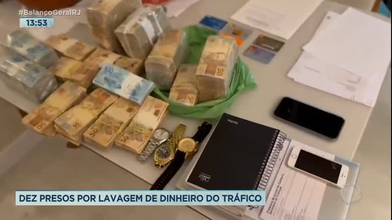 Vídeo: Polícia Federal faz operação contra lavagem de dinheiro e tráfico de armas e drogas no Rio