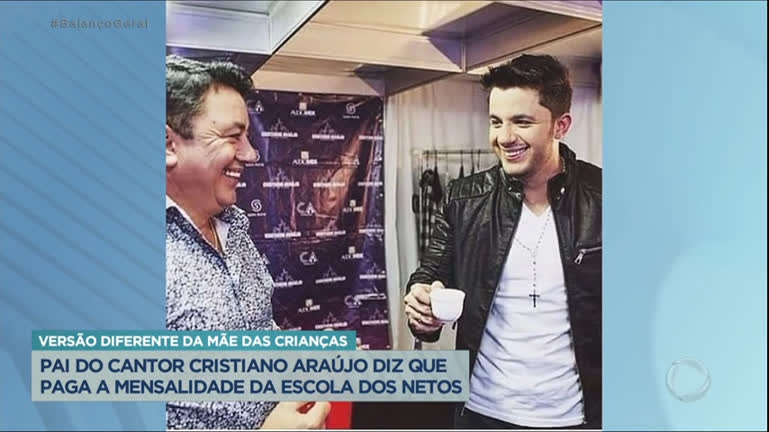 Vídeo: Pai do cantor Cristiano Araújo diz que paga mensalidade da escola do neto