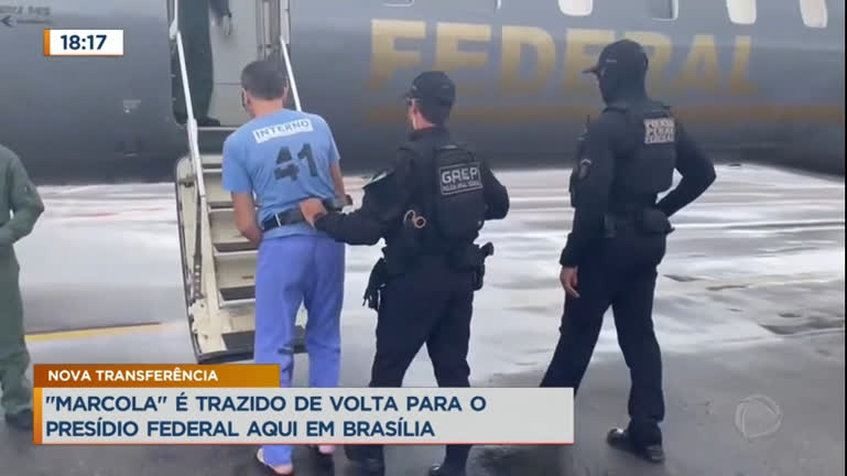Vídeo: Marcola é transferido para presídio federal de Brasília