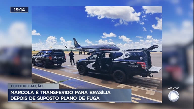 Vídeo: Marcola é transferido para Brasília depois de suposto plano de fuga