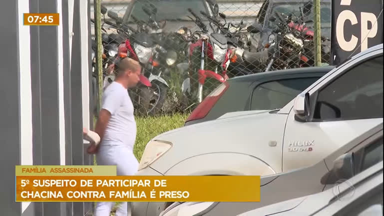 Vídeo: Família assassinada: homem conhecido como Galego é o quinto suspeito do crime preso