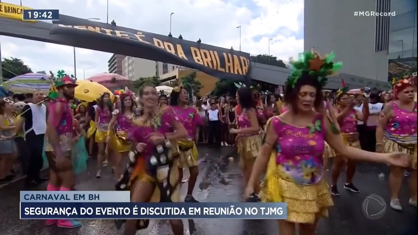 Vídeo: Segurança do Carnaval de BH é discutida em reunião no TJMG