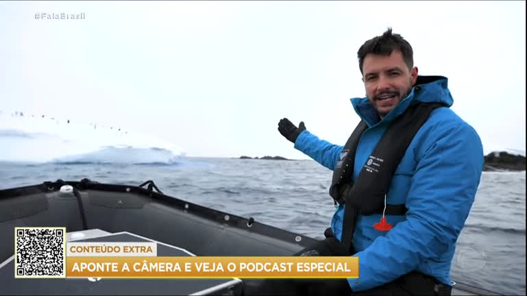 Vídeo: Viagem ao Continente Gelado : Repórteres pisam pela primeira vez na Antártida