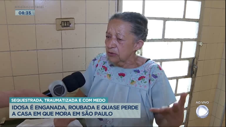 Vídeo: Falsos enfermeiros sequestram idosa para ficar com a casa dela em SP