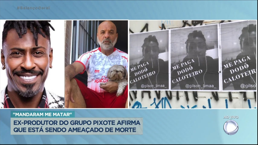 Vídeo: Ex-produtor do grupo Pixote afirma que está sendo ameaçando de morte